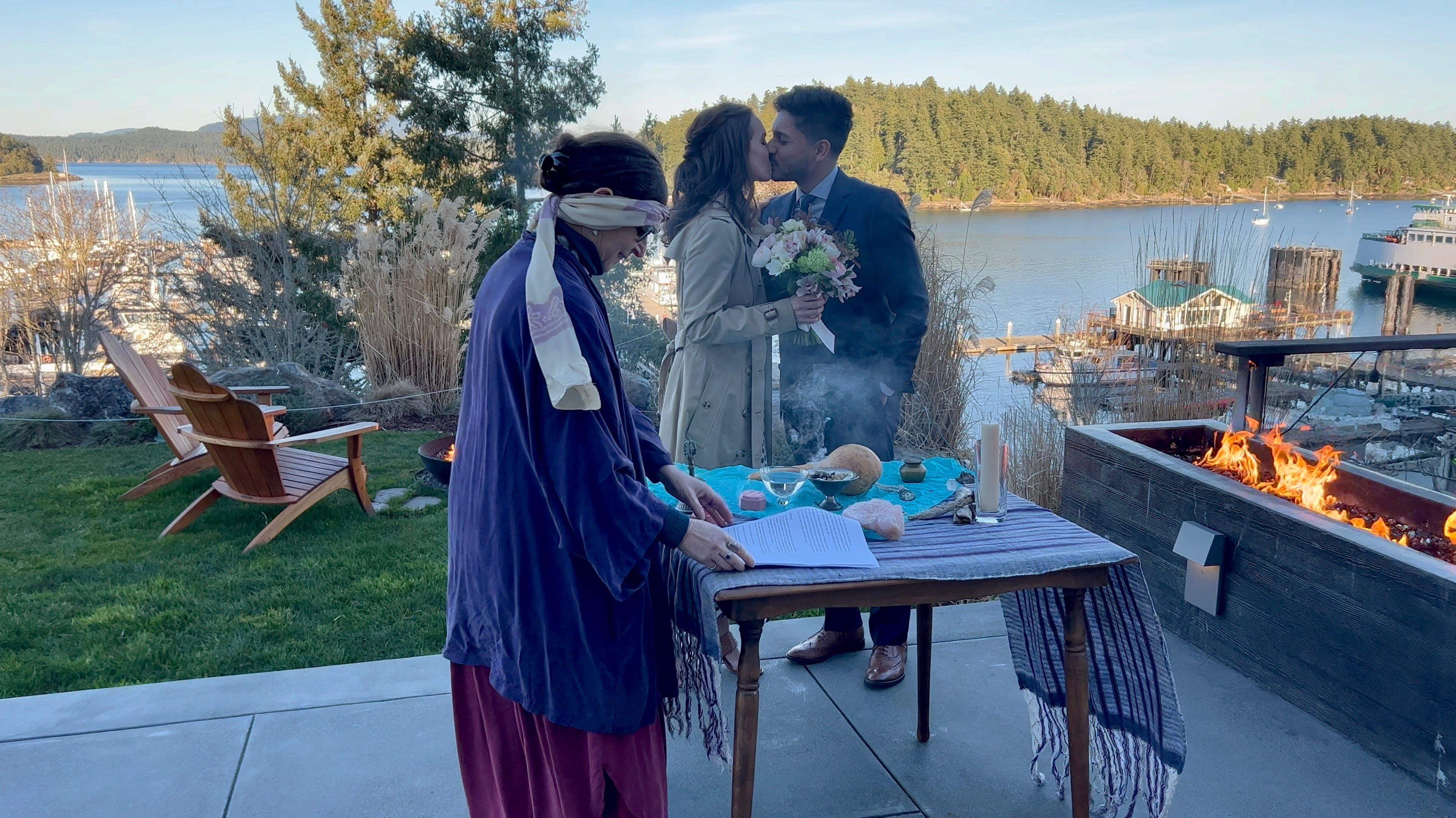 Friday Harbor House wedding - Traci and Naeem
